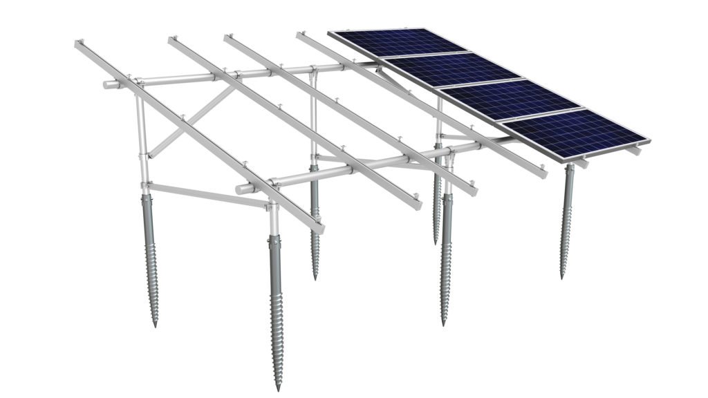 Installieren Sie die Solar-Erdungsschraubenhalterung für Solaranlagen